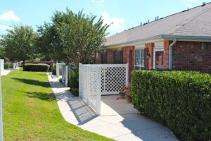 Single story with private entry